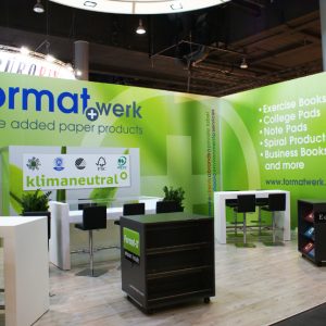 Messestand für formatwerk