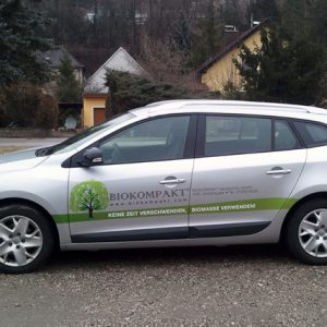 Autofolie für Biokompakt Heiztechnik in Waldhausen