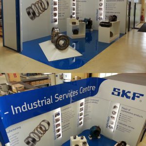 Messestand von SKF Kugellager